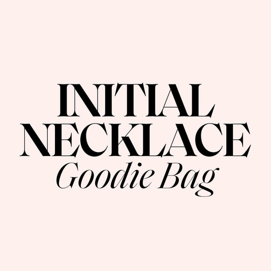 Initial Necklace Goodie Bag