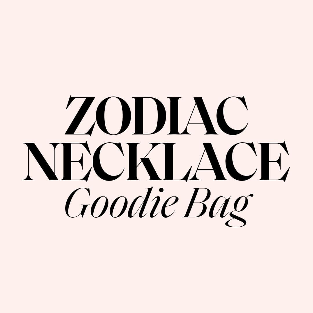 Zodiac Necklace Goodie Bag