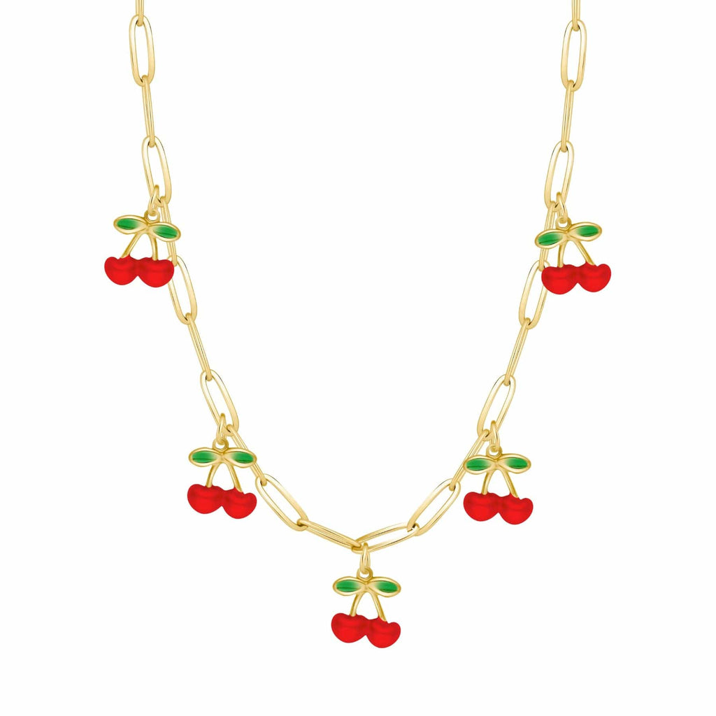 Crimson Cherry Necklace