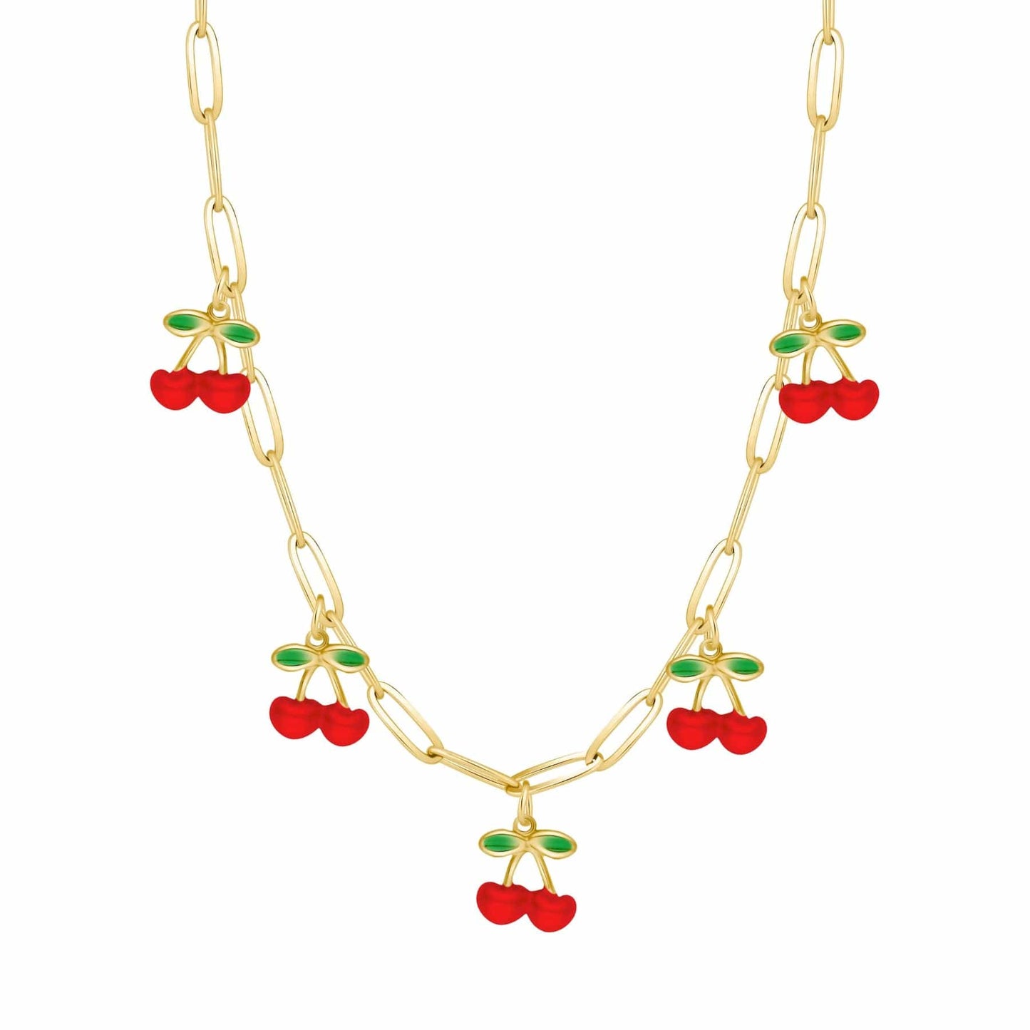 Crimson Cherry Necklace