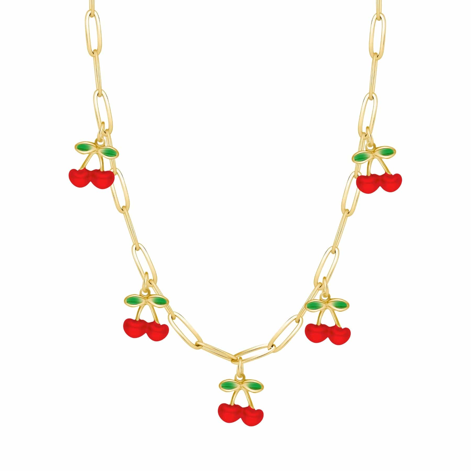 Crimson Cherry Necklace