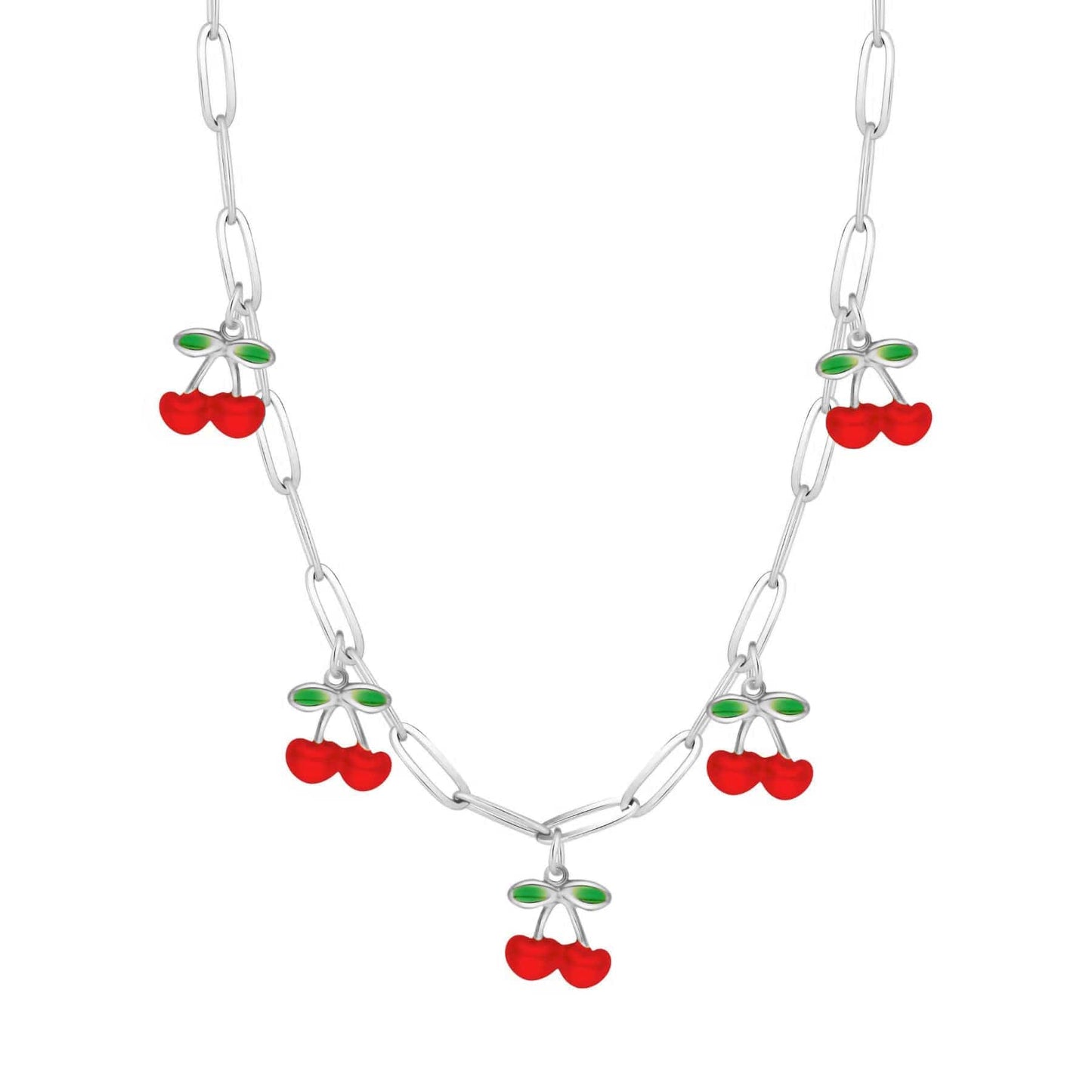 Crimson Cherry Necklace