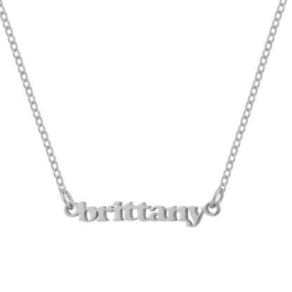 Evry Jewels Hub Custom/Personalized Mini Nameplate Necklace