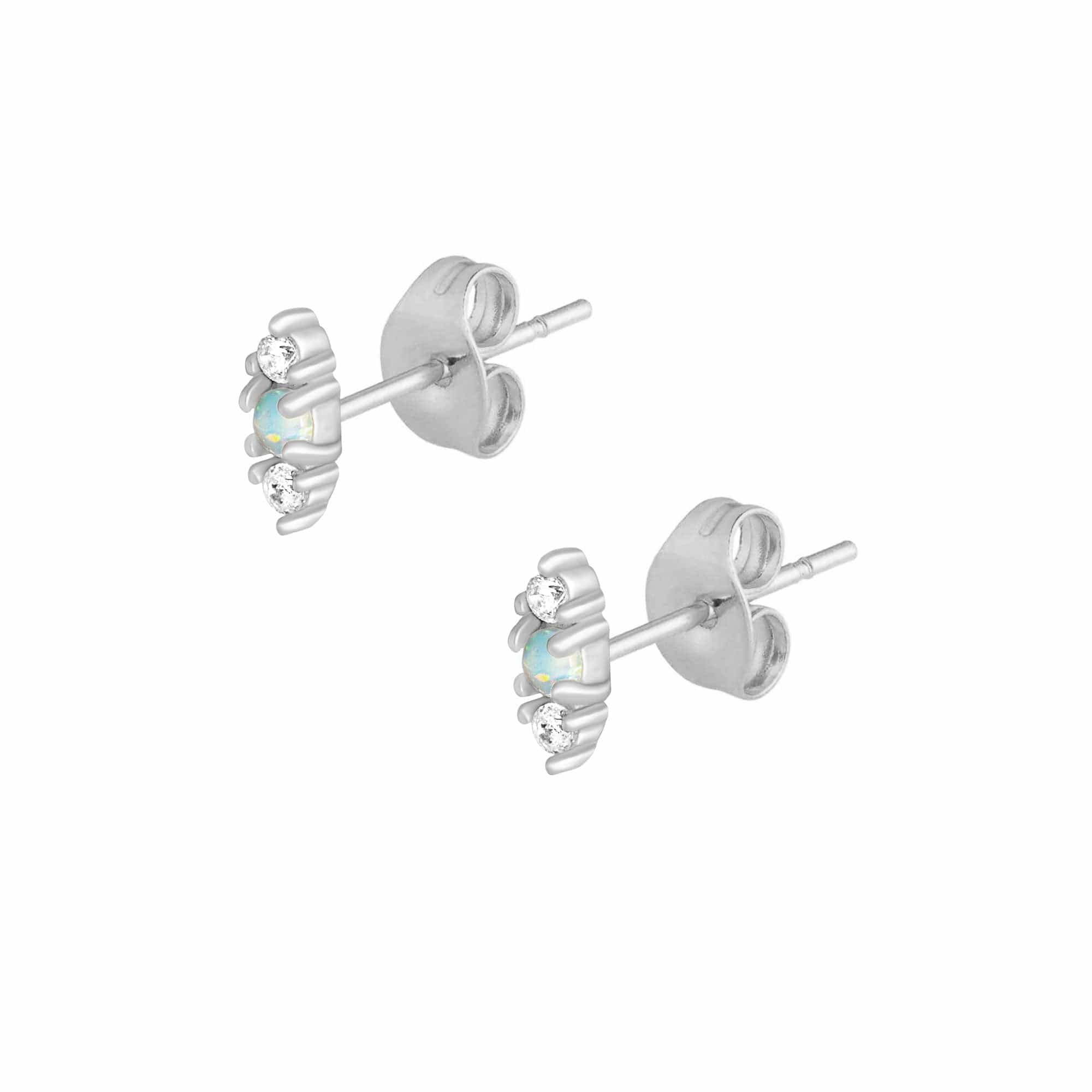 Pegasus Opal Stud Earrings