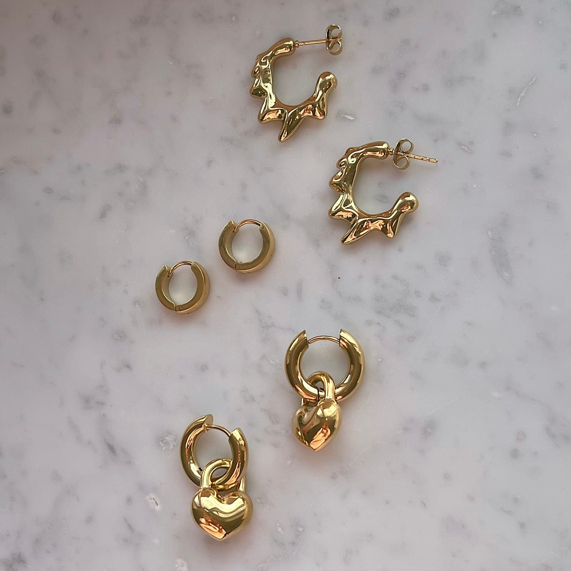 Cute Huggie Hoop Earrings