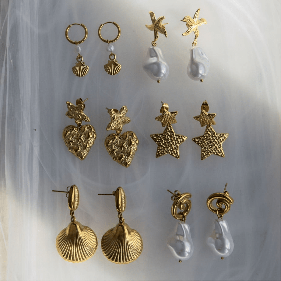 Dory Pearl Hoop Earrings