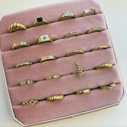 Bohomoon Large Velvet Ring Display Box