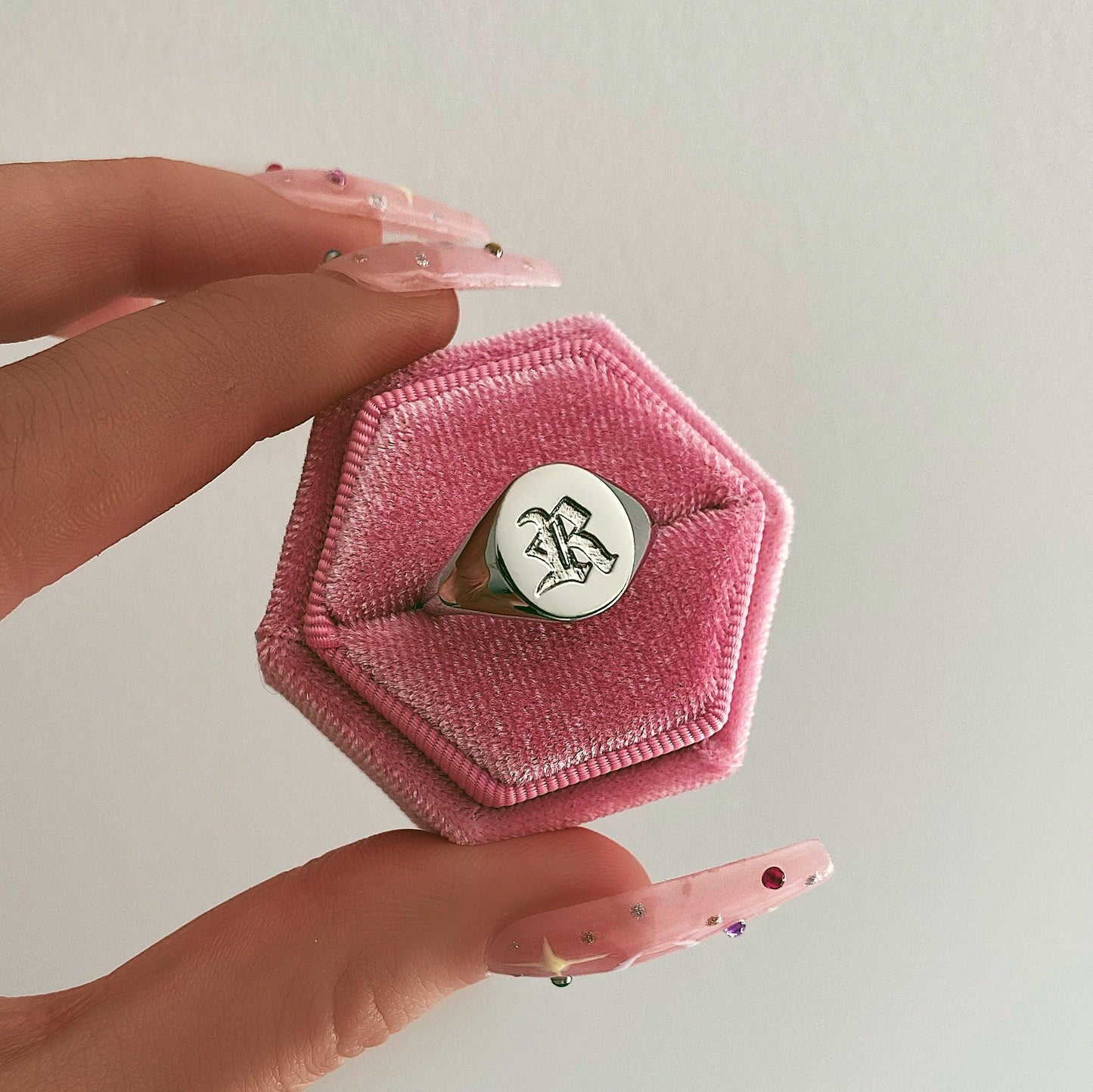 Bohomoon Velvet Single Ring Box