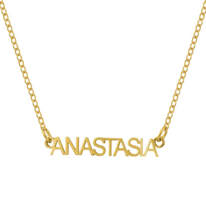 Custom/Personalized Nameplate Cable Necklace
