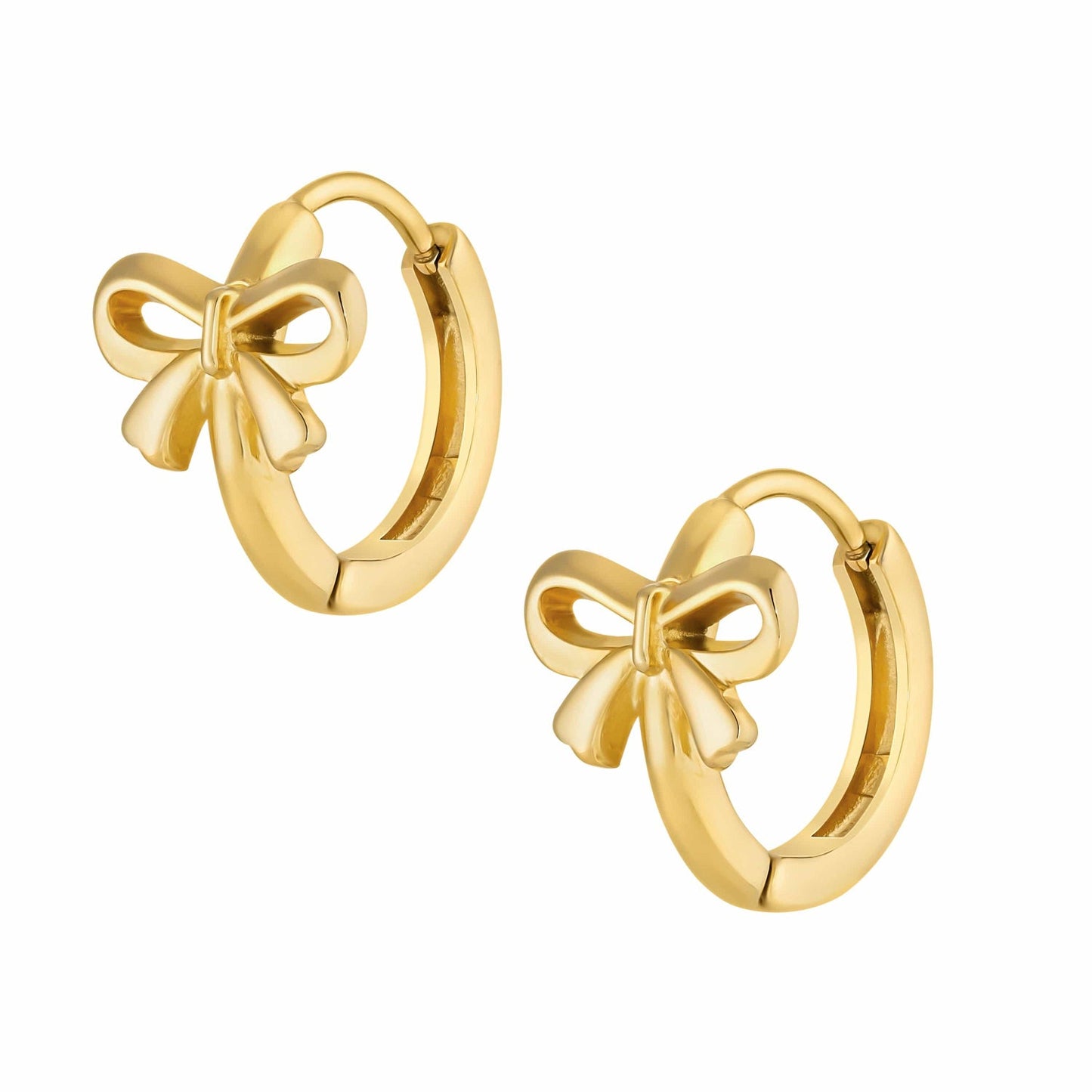 Hattie Bow Hoop Earrings