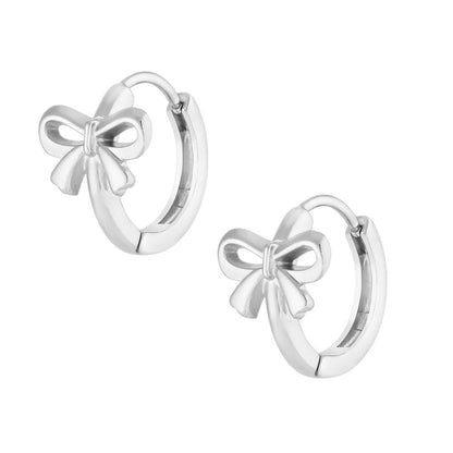 Hattie Bow Hoop Earrings