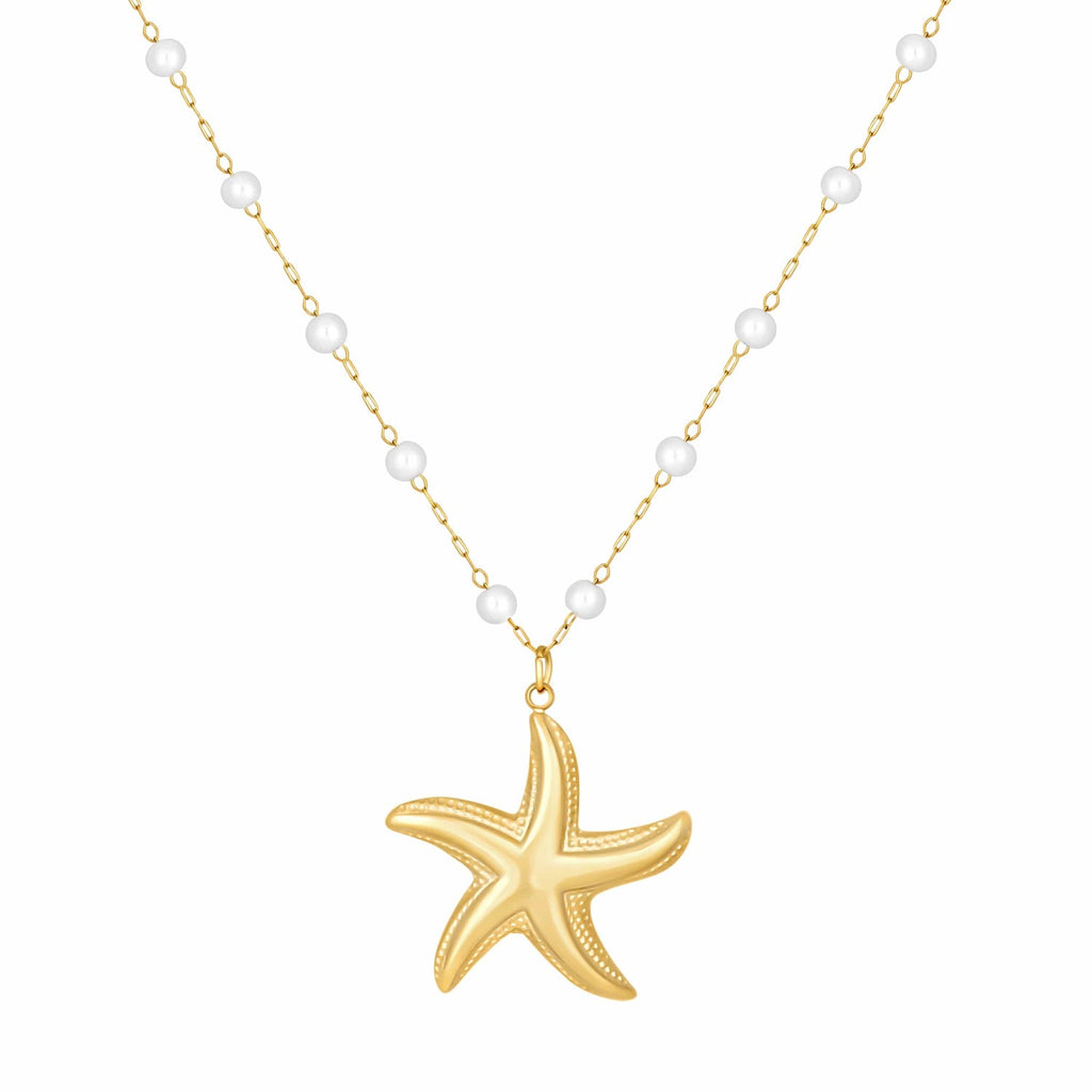 Maribel Starfish Pearl Necklace