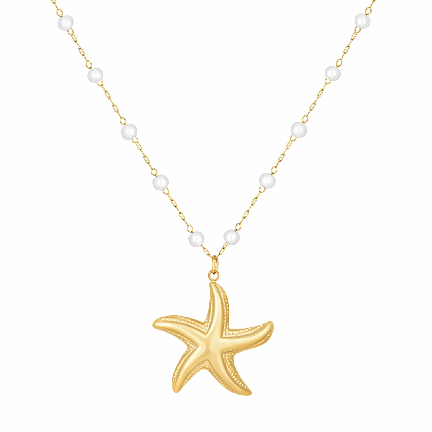 Maribel Starfish Pearl Necklace