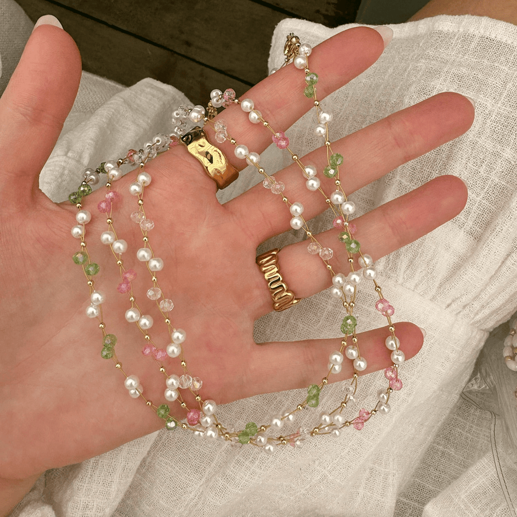 Gardenia Pearl Choker