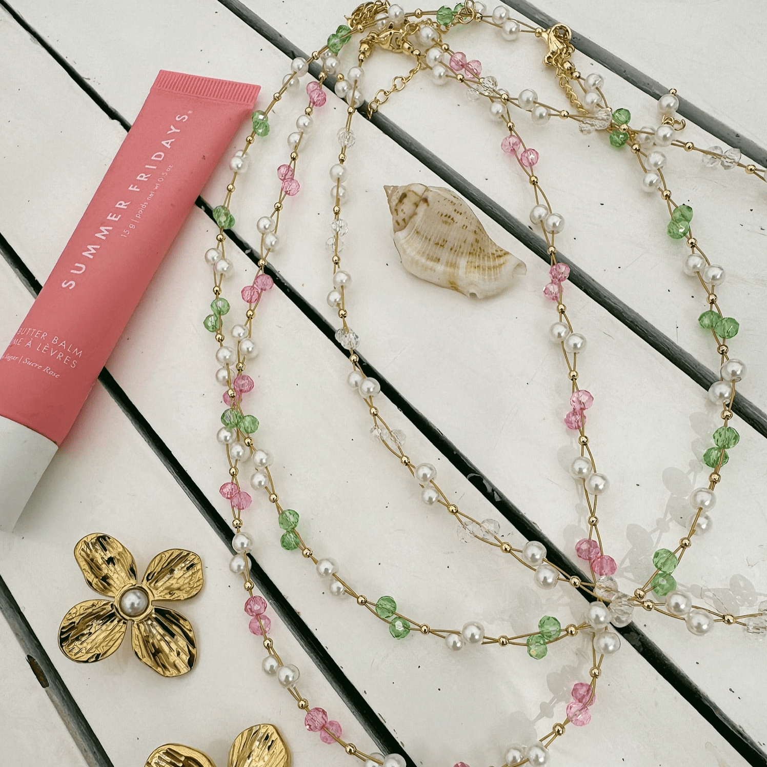 Gardenia Pearl Choker