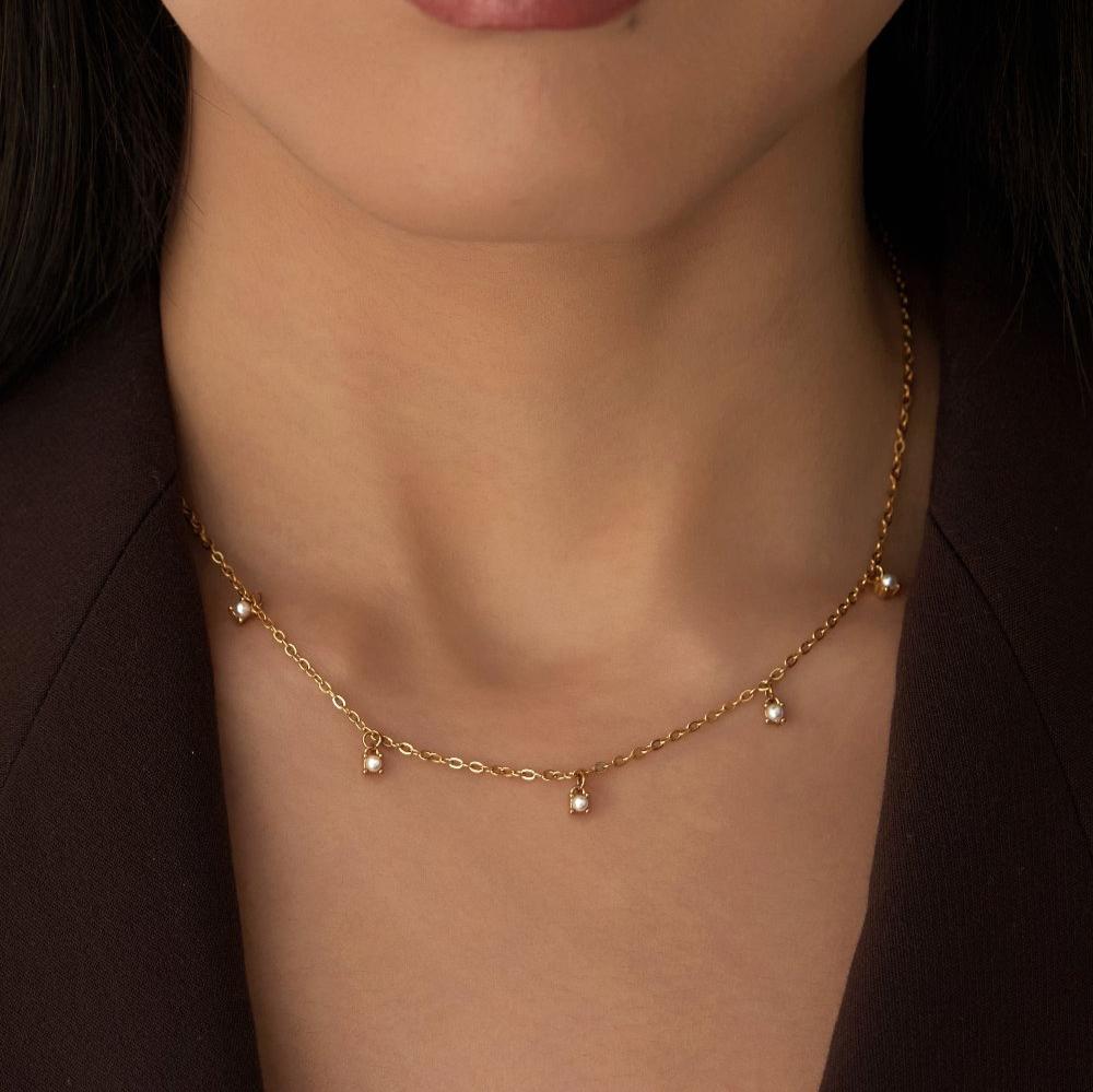 Amelie Pearl Necklace