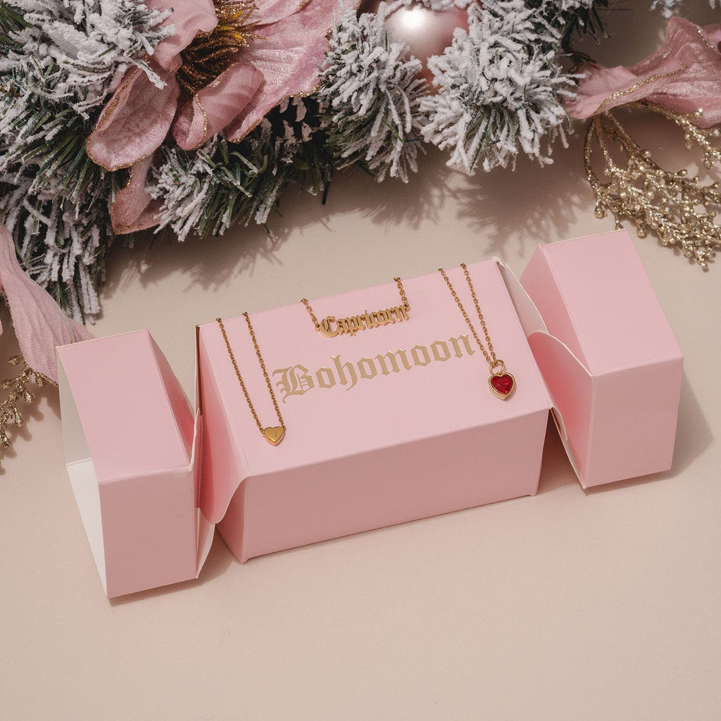 Personalised Cracker Bundle - Gold (A-L)