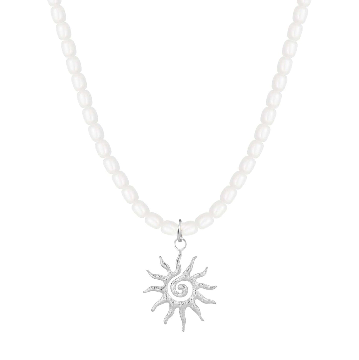 Peyton Pearl Sun Necklace