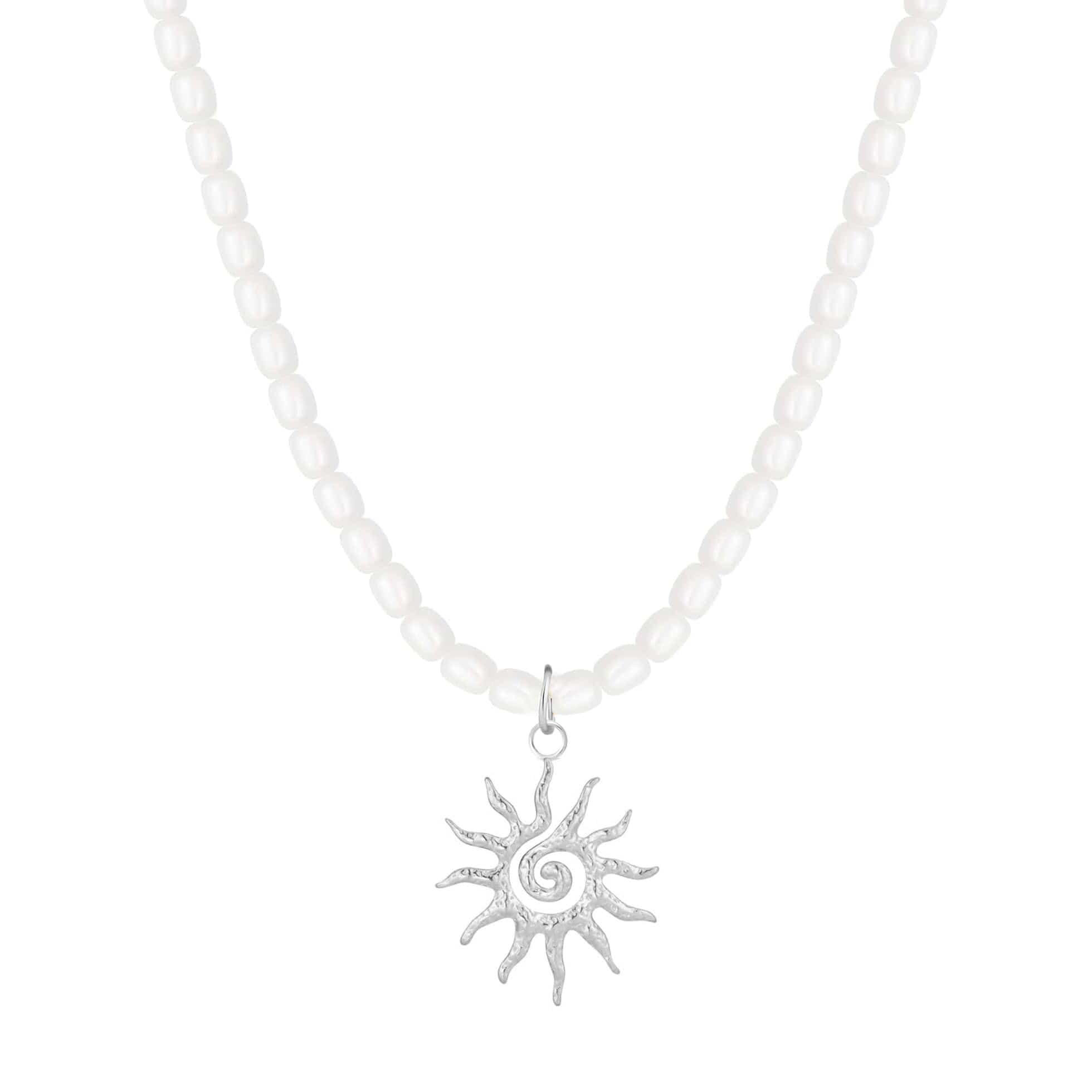 Peyton Pearl Sun Necklace