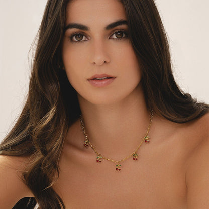 Rouge Cherry Necklace