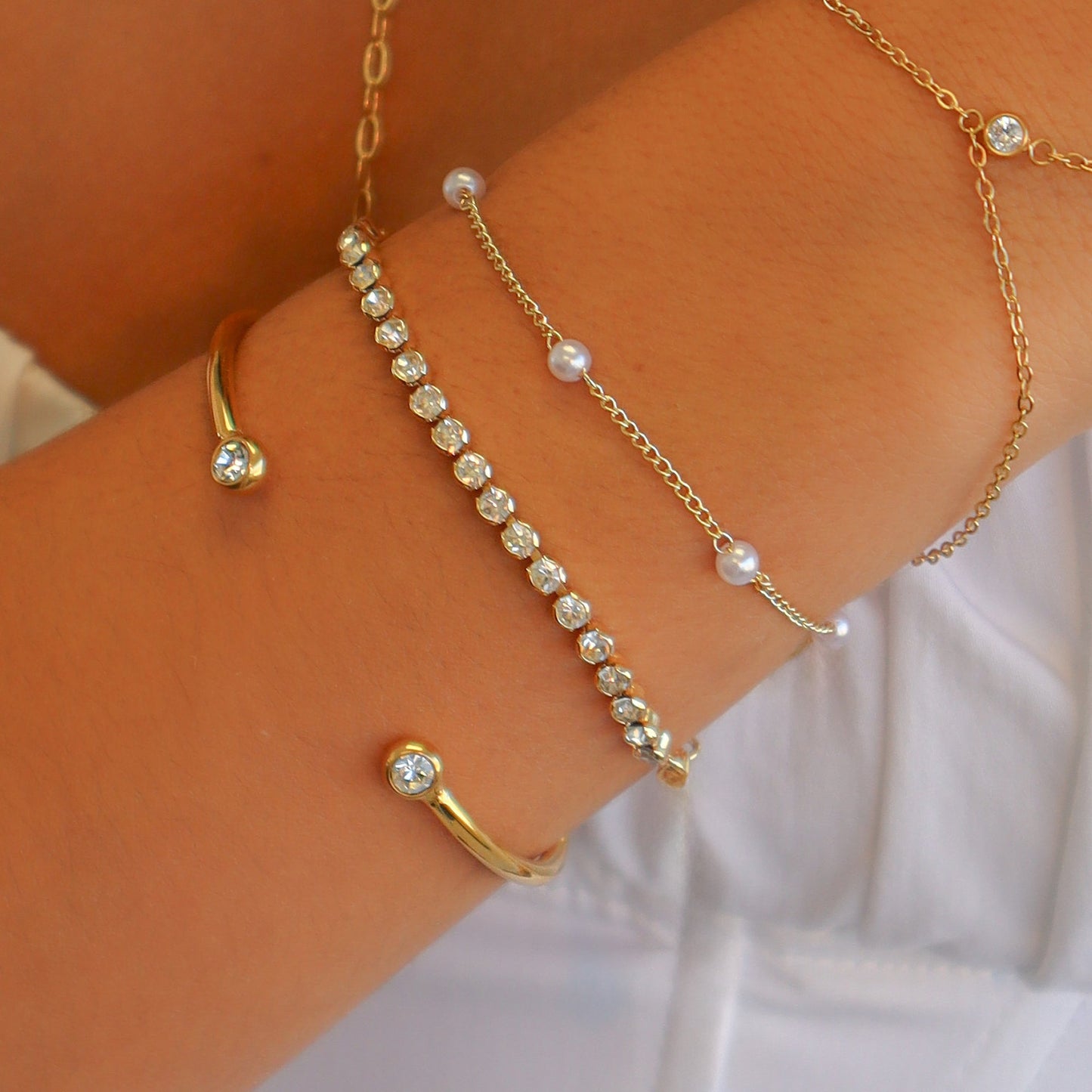 High-Shine Tennis Bracelet