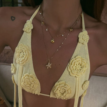 Vanilla Starfish Necklace