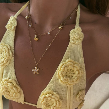 Vanilla Starfish Necklace