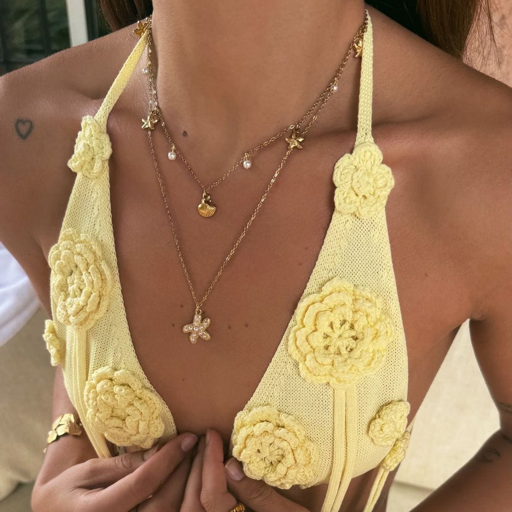 Vanilla Starfish Necklace
