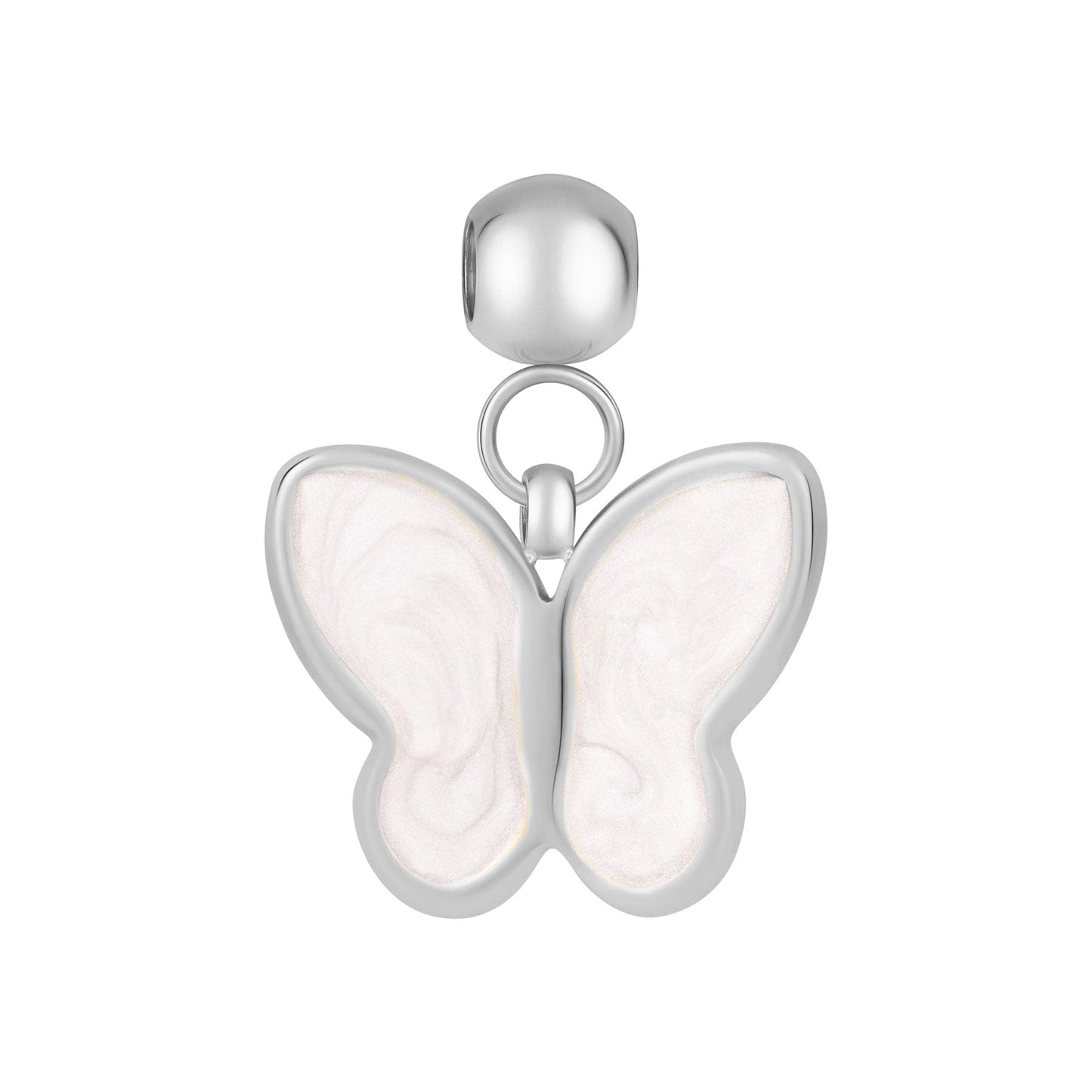 White Butterfly Charm
