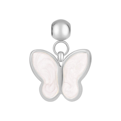 White Butterfly Charm